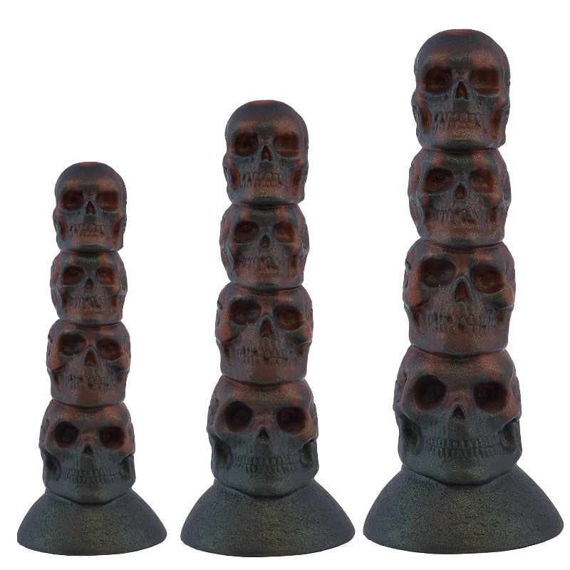 (image for) Frightful Fantasy Skull Anal Beads