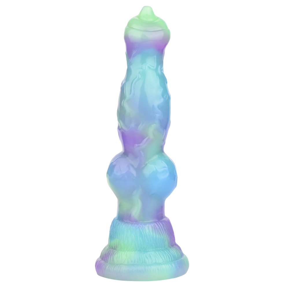 Luminous 7.1 Inches Silicone Dog Dildo