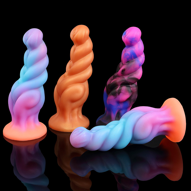 (image for) Colorful Silicone Seahorse Butt Plug