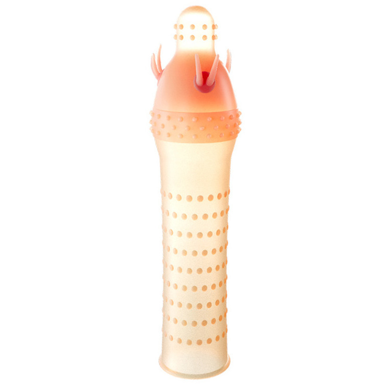 (image for) Ultrathin Massager Vibrator Cock Condom -B