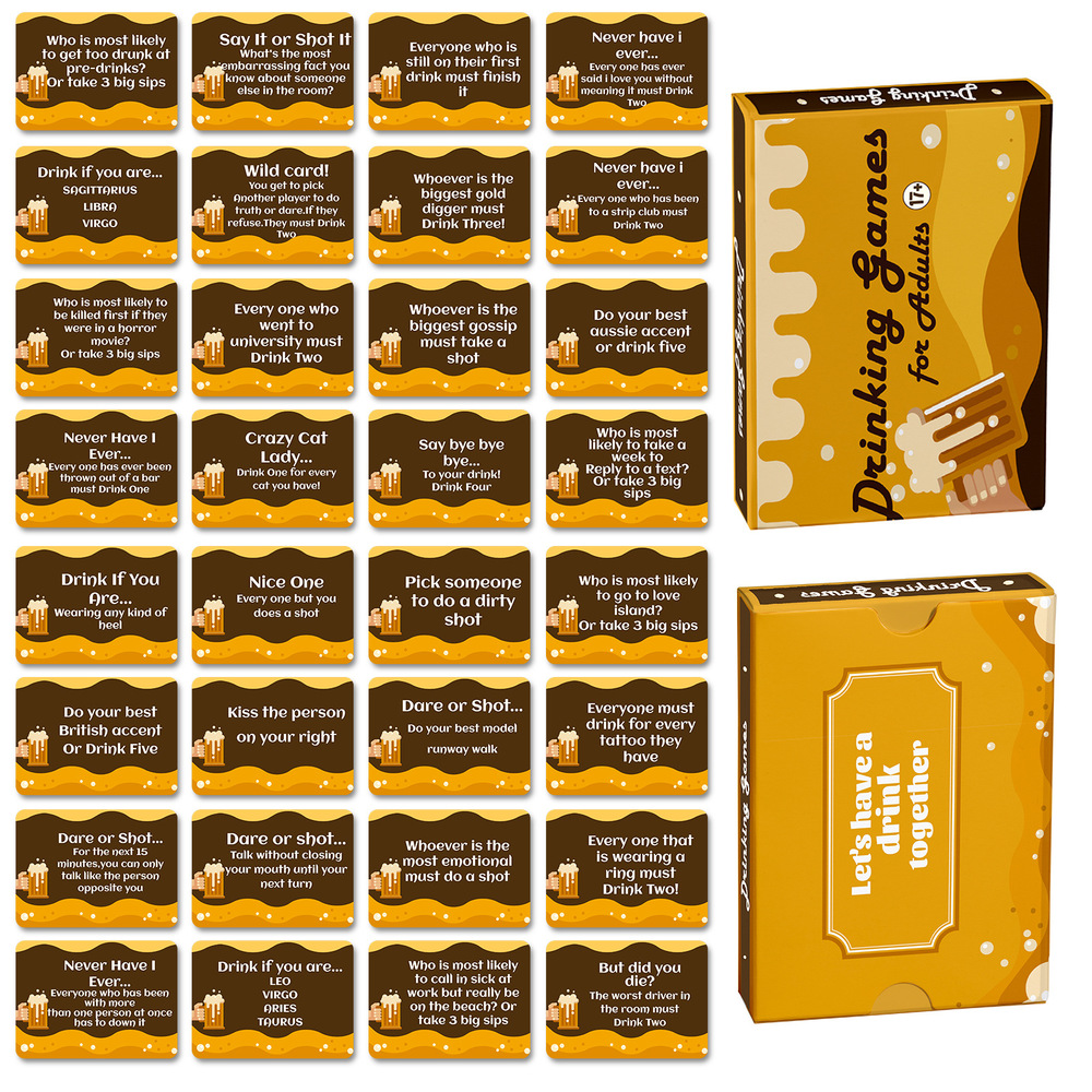 Driking Game Cards for Adult