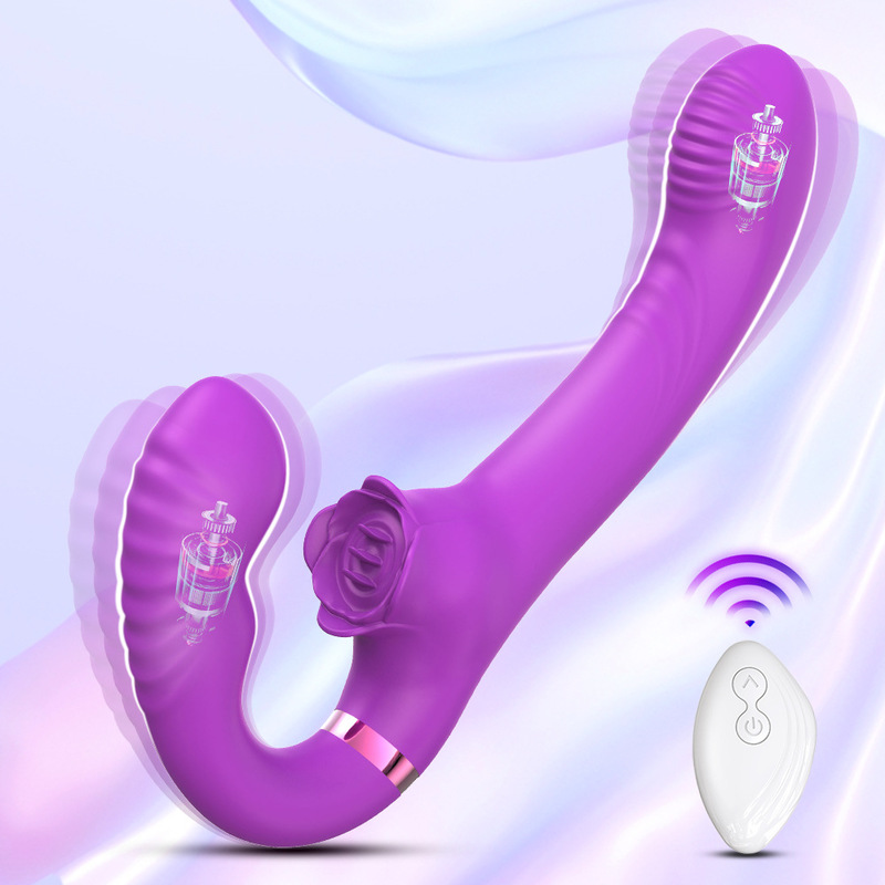 (image for) Rose Clit Stimulator Dual Motor Shock Panty Vibrator