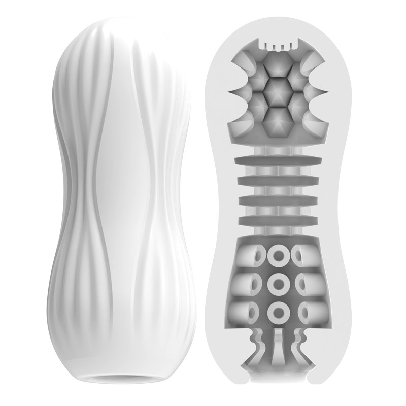 (image for) Soft Silicone Masturbator Cup - Stripe