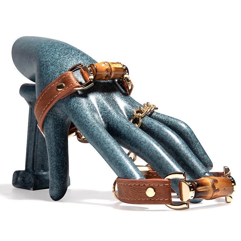 (image for) Bamboo Leather Wrist Cuffs