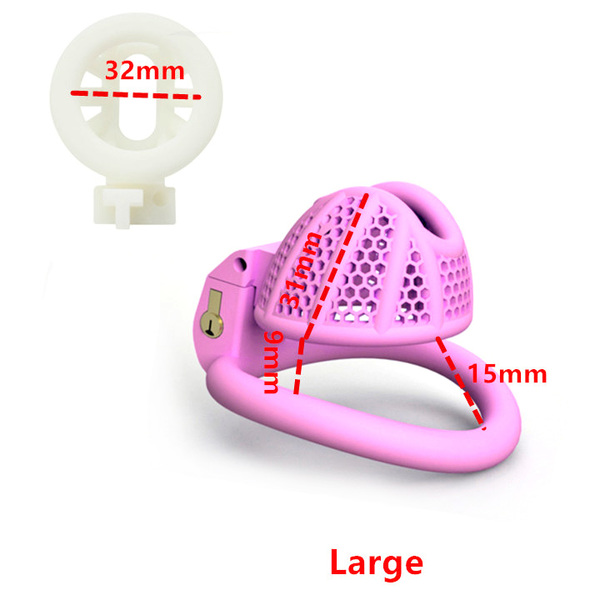 (image for) Honeycomb Mesh Lightweight Cock Cage - Mini