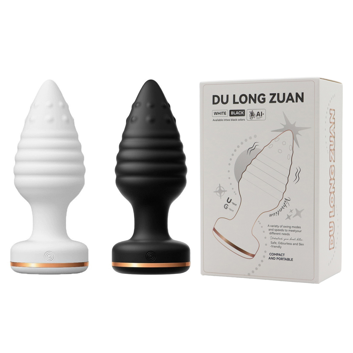 Threaded Vibrating Butt Plug - APP Smart