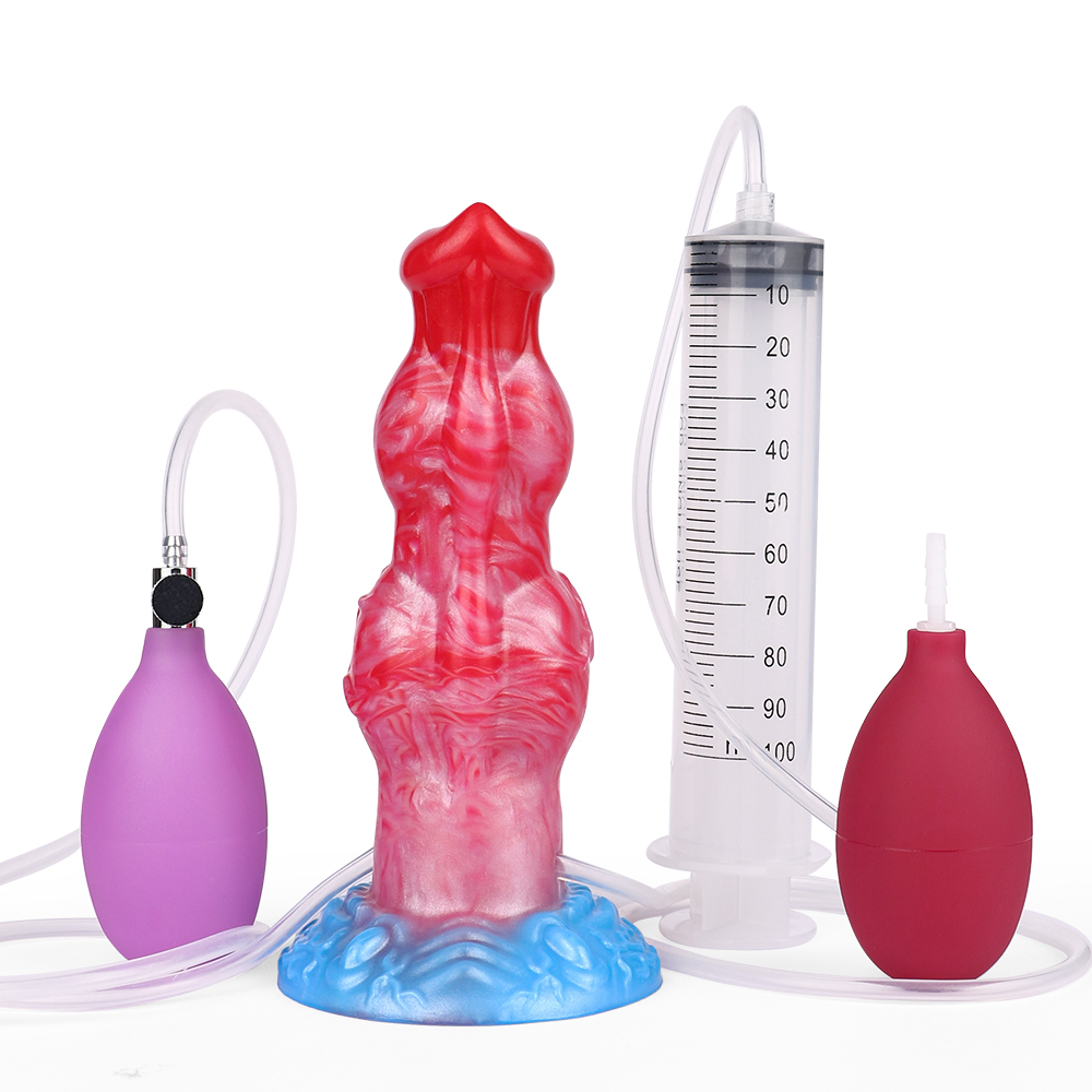 Squirting Inflatable Fantasy Dildo - Monster