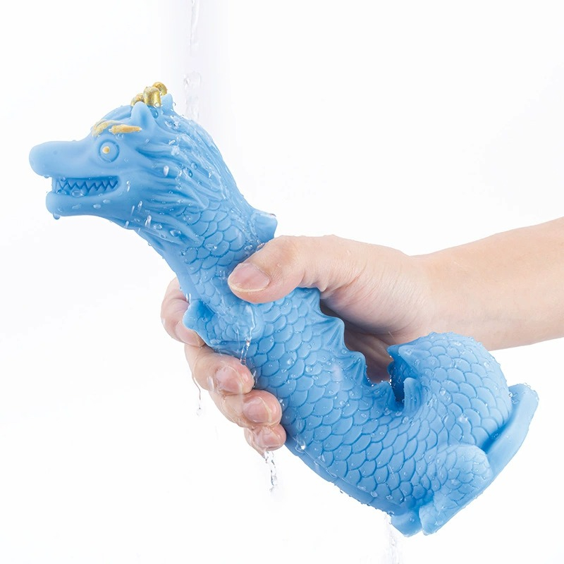 (image for) Blue Dragon Silicone Dildo