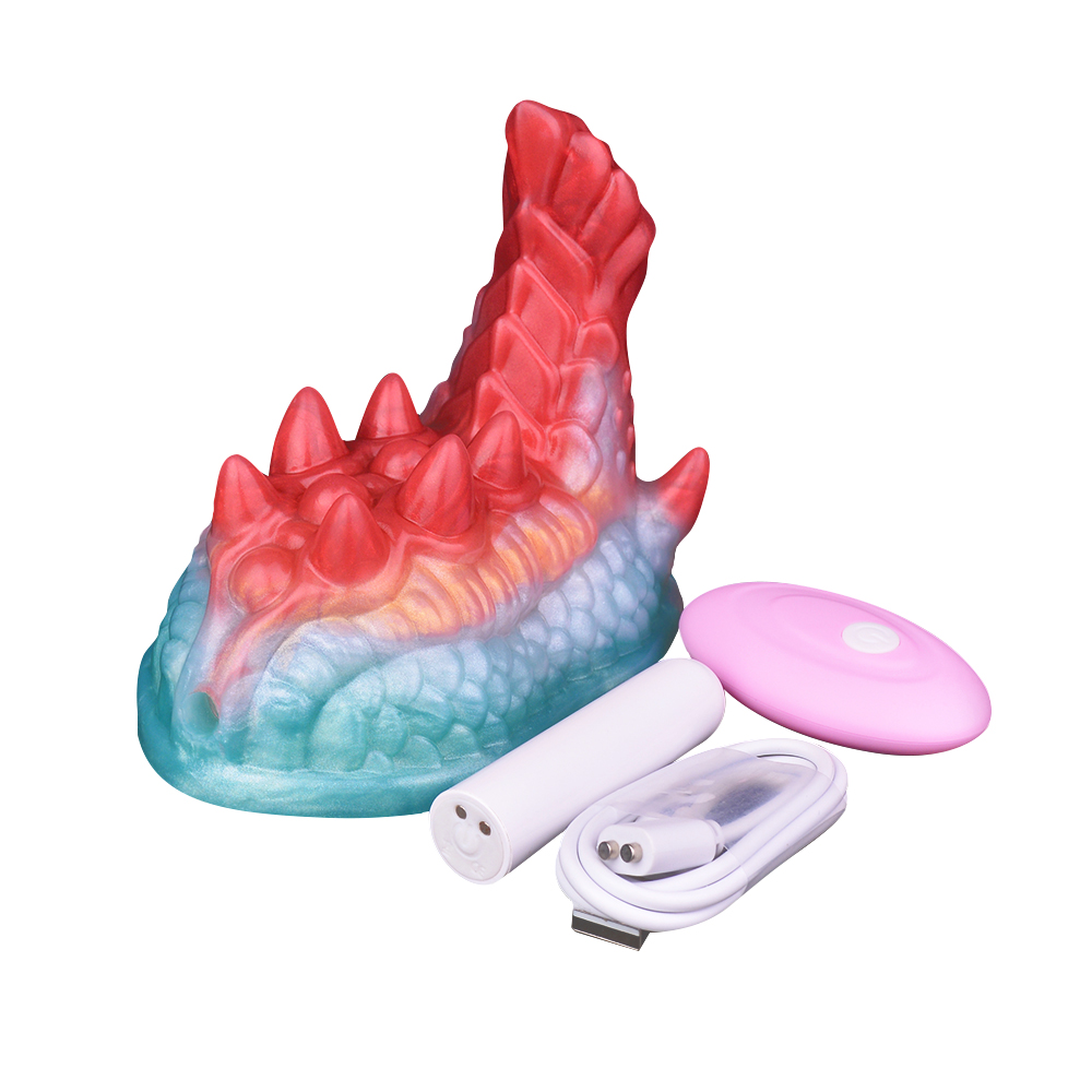 Luminous Dragon Dildo Sex Grinder - K
