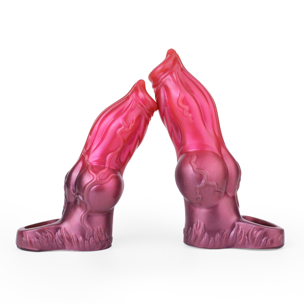 Soft Silicone Penis Sheath in Rose