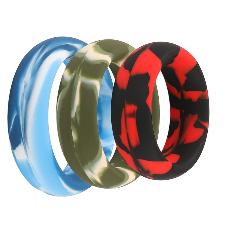 (image for) Mixed Color Silicone Penis Ring Set