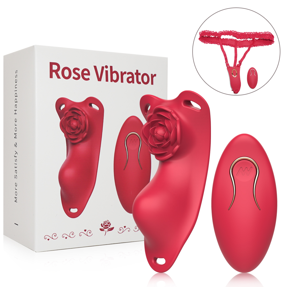 Rose Wearalbe Clitoral Massage Vibrator