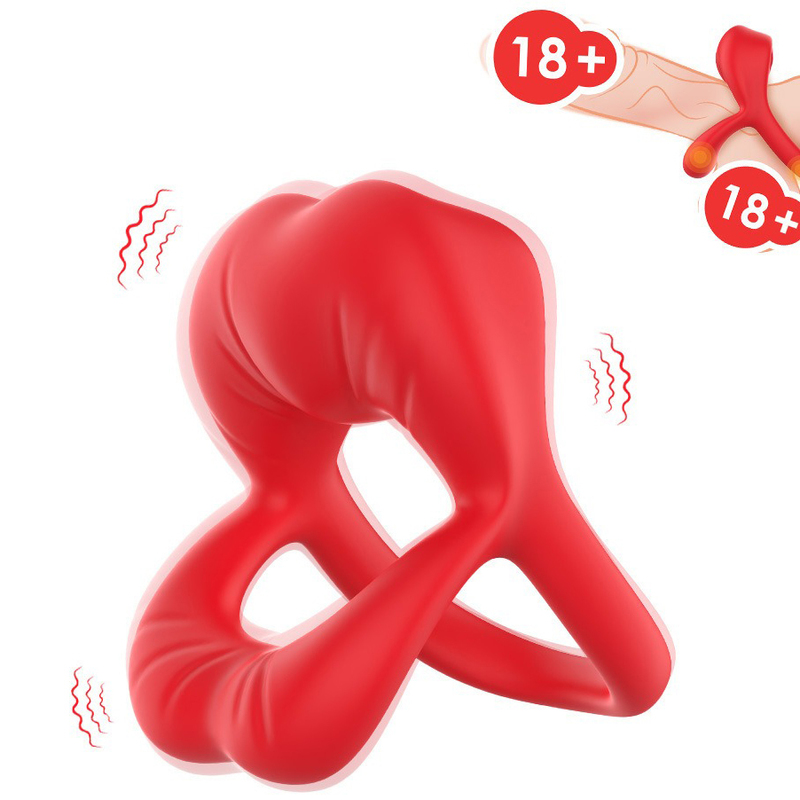 (image for) Lips Vibration Triple Cock Ring