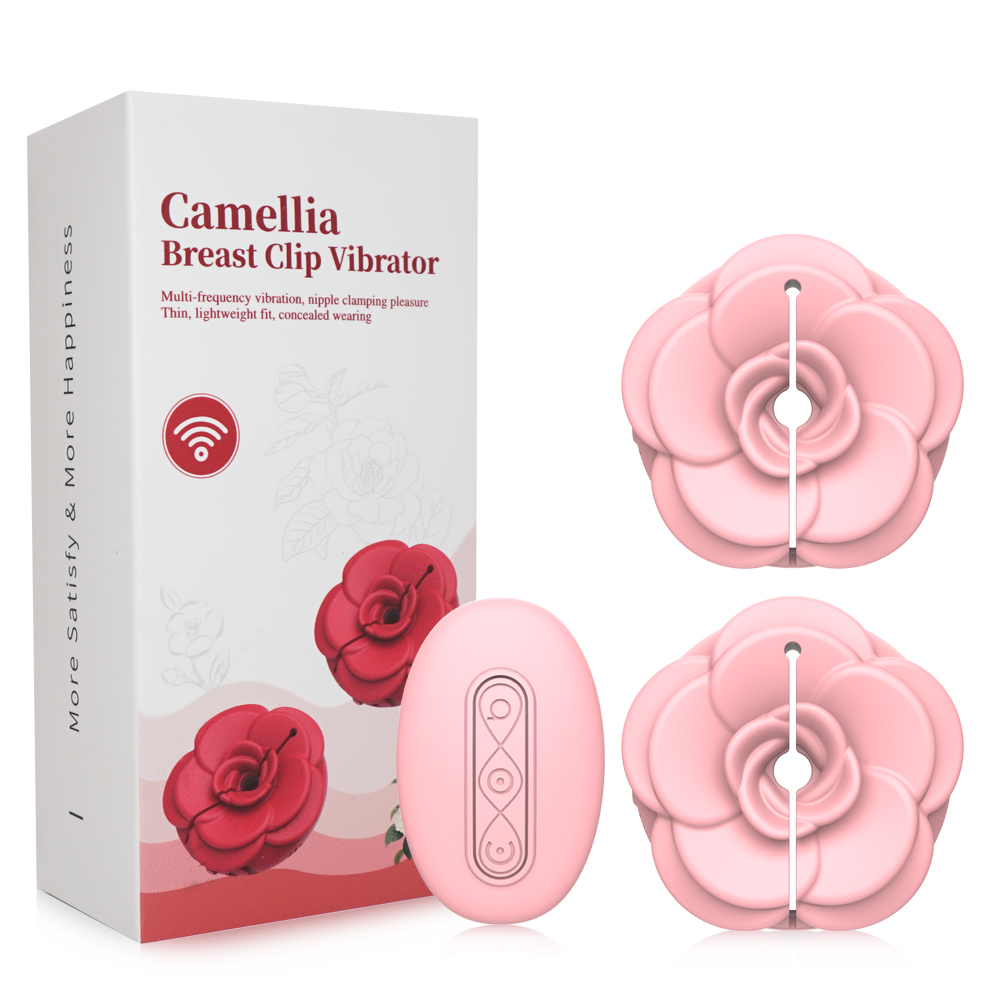 Camellia Vibrating Rose Nipple Clamp