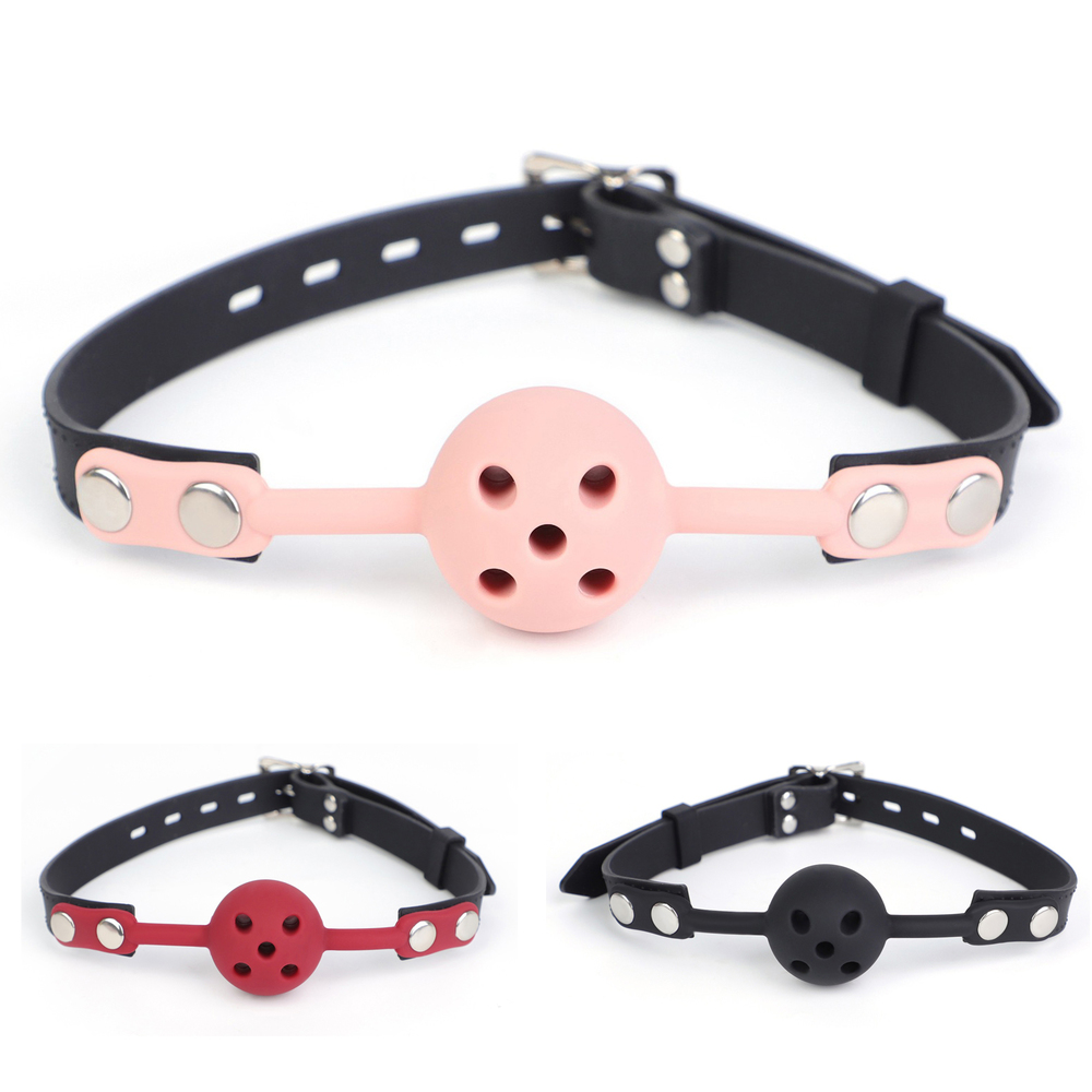 Silicone Sex Gag with Breathing Holes