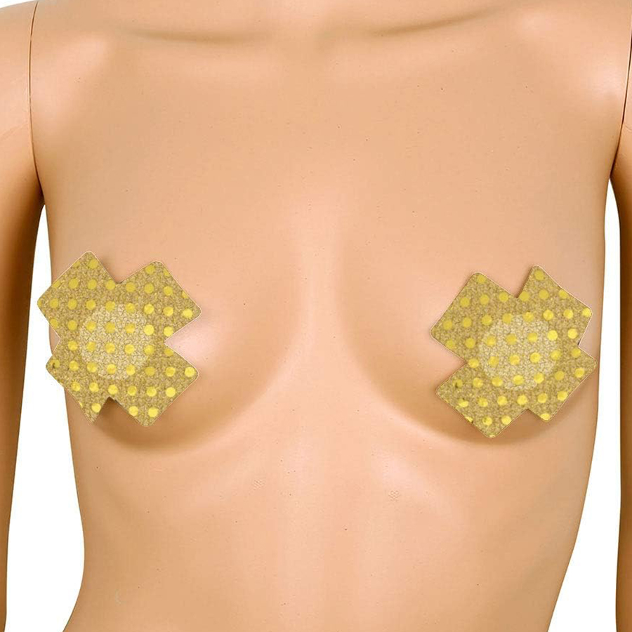 Sequin Cross Nipple Pasties