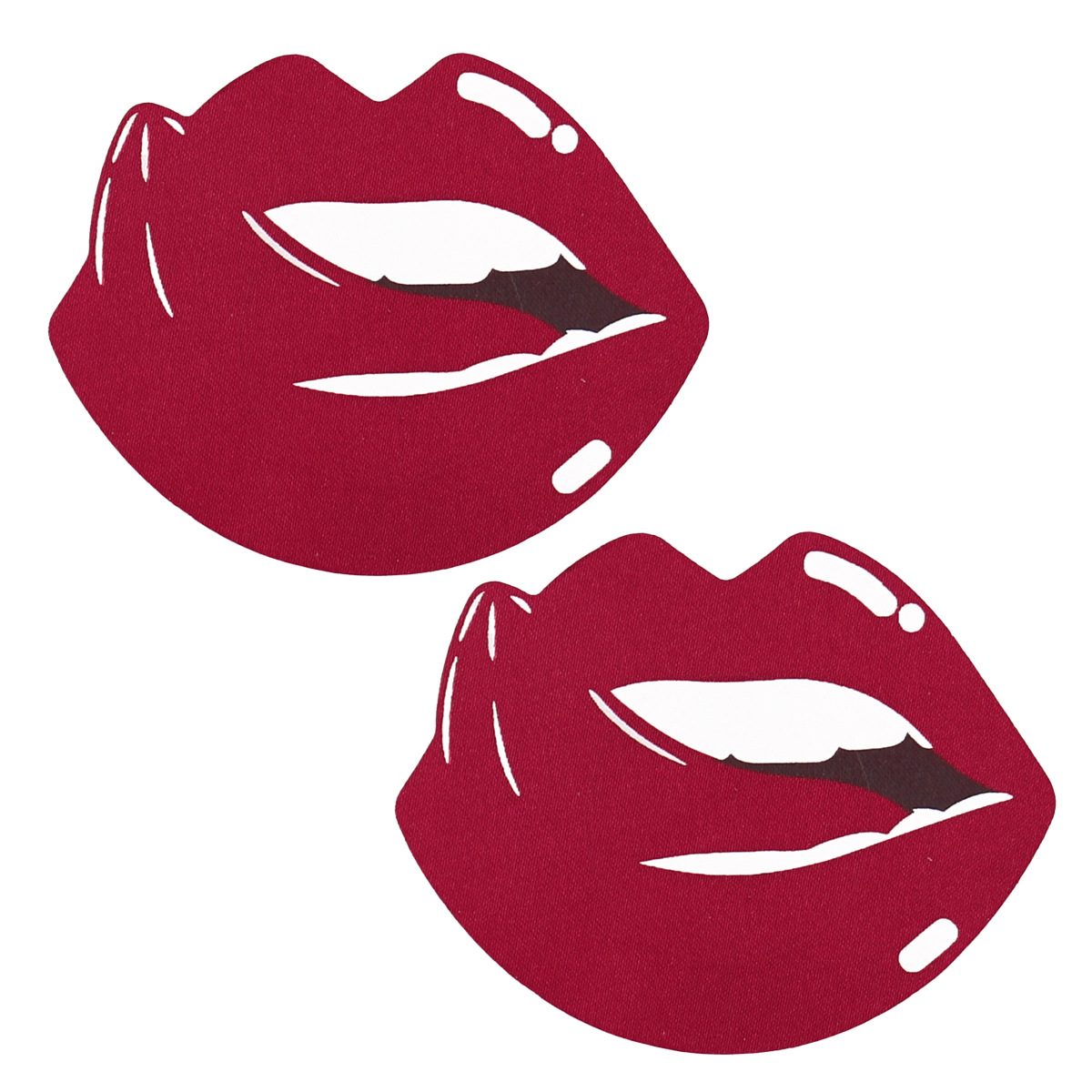 Licking lips Nipple Covers