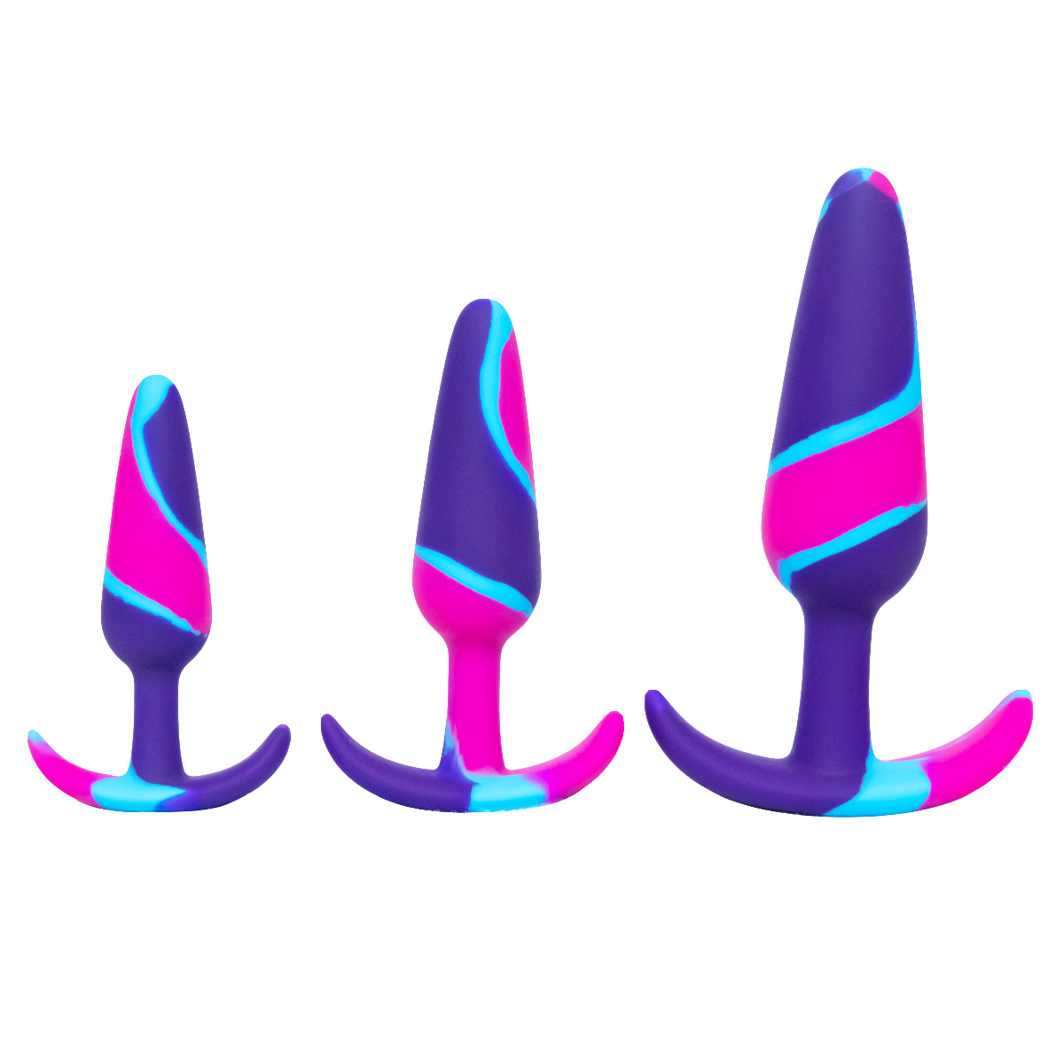 Pure Bliss Colourful Silicone Butt Plug
