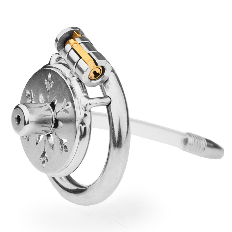 (image for) Snowflake Flat Chastity Cage With Urethral