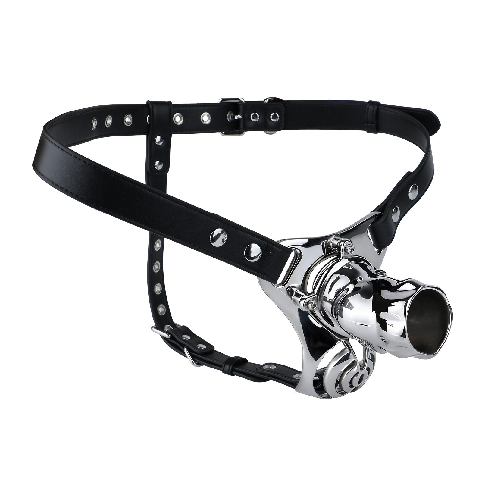 Heavy Meta Panty Chastity Cages - B