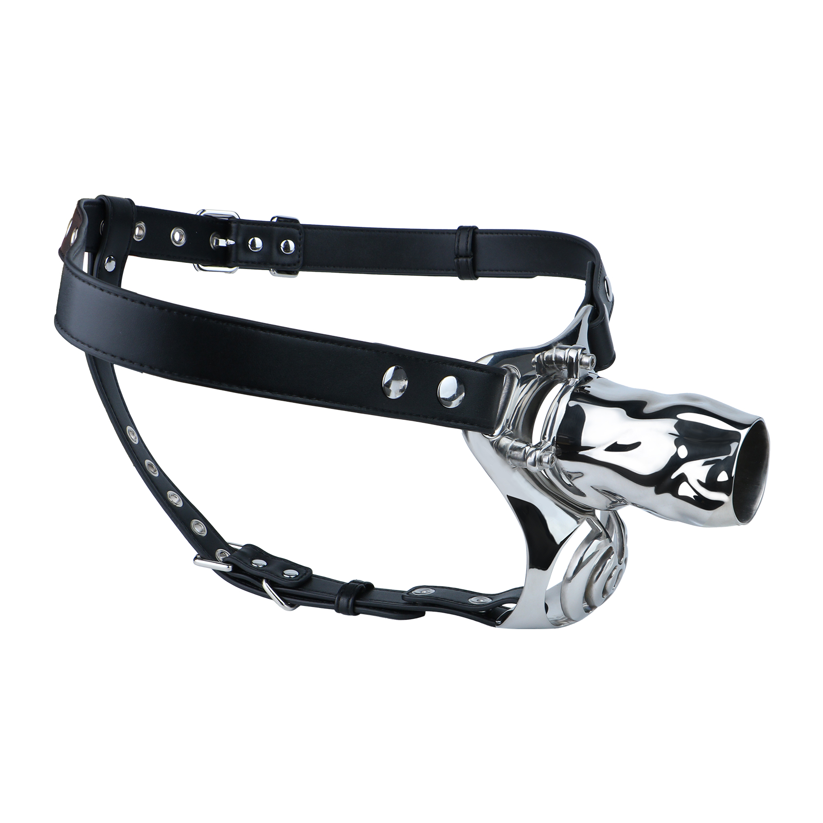Heavy Meta Panty Chastity Cages - C