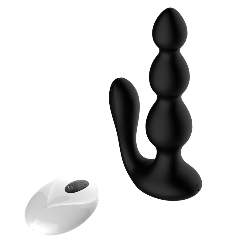 (image for) Anal Beads Vibrator With Clitoris Stimulation