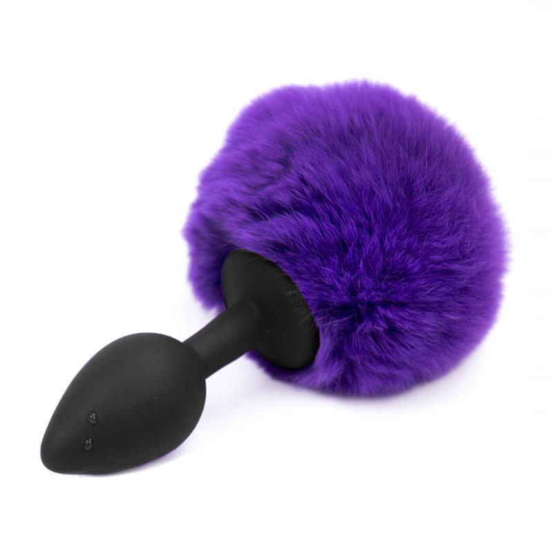 (image for) Ball Tail Silicone Anal Plug - Black