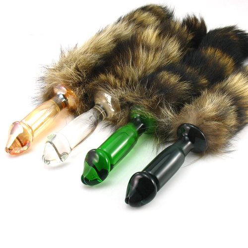 (image for) Fetish Glass Anal Butt With Tail