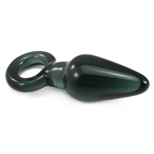 (image for) Glass Anal Plug With Handle Ring