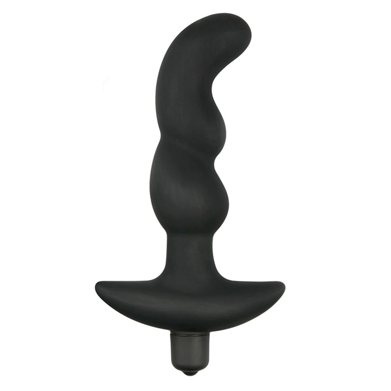 (image for) Silicone Wavy Vibrating Butt Plug