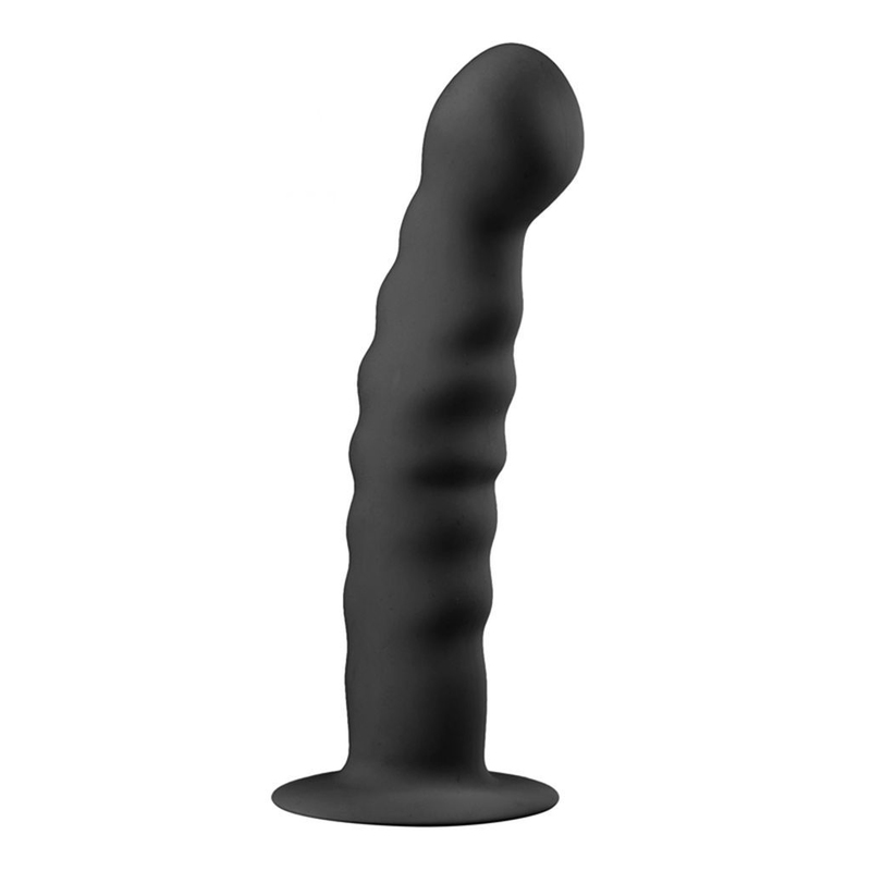 (image for) Silicone Suction Butt Dildo Plug