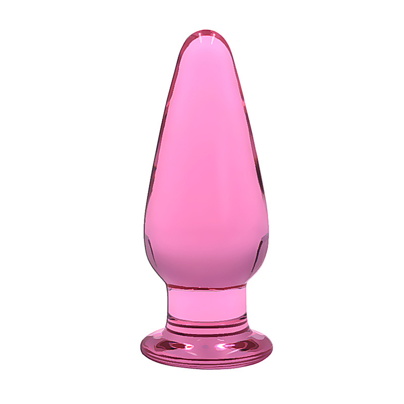 (image for) Pink Lady Glass Butt Plug
