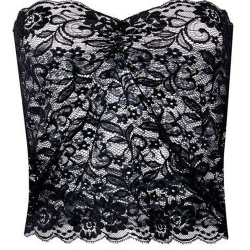 (image for) Pure Lace See-through Sexy Bra & Panty Lingerie
