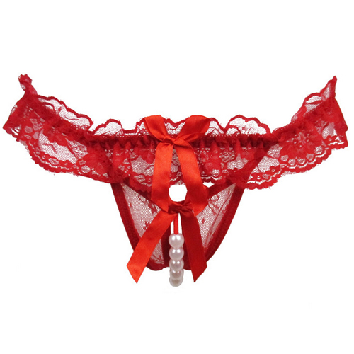 (image for) Women Lace Cortchless T-string Underwear
