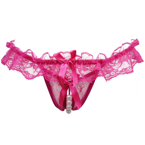 (image for) Women Lace Cortchless T-string Underwear