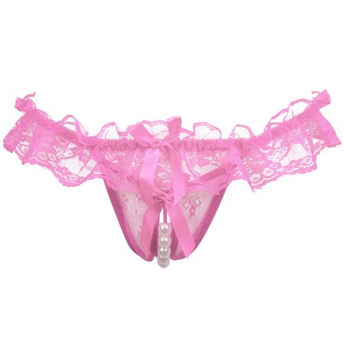 (image for) Women Lace Cortchless T-string Underwear