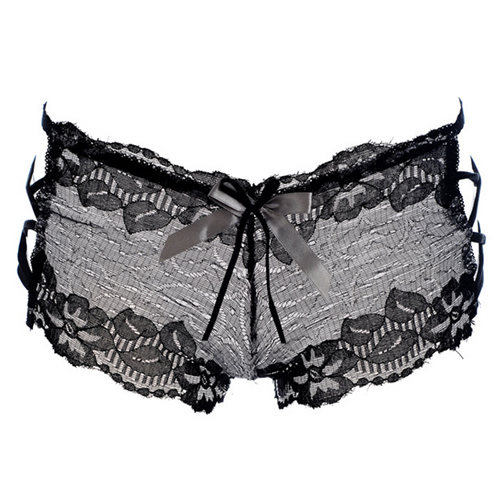(image for) New Arrival Hollowed-out Lace Boxers For Ladies