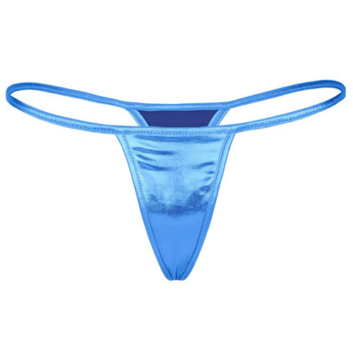 (image for) Women Hot Shining Patent Leather T-back G-string