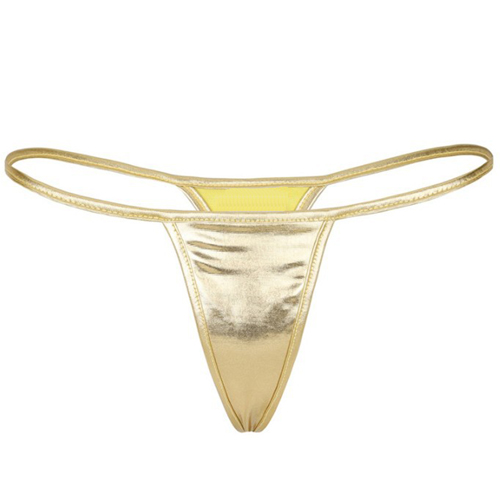 (image for) Women Hot Shining Patent Leather T-back G-string