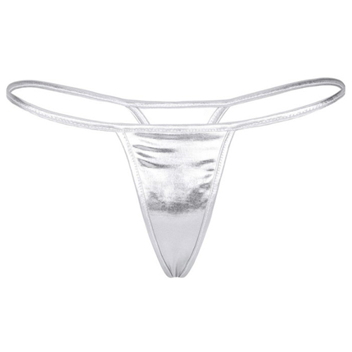 (image for) Women Hot Shining Patent Leather T-back G-string