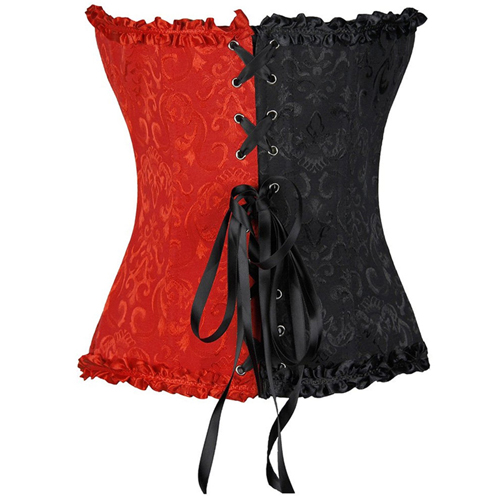 (image for) Hot Bicolor Splicing Bandage Overbust Corset Shaper