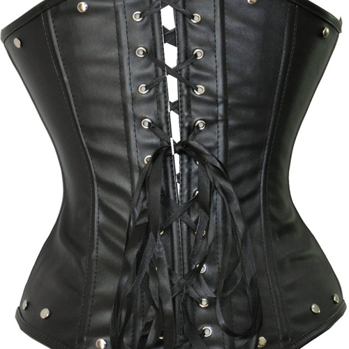 (image for) Hot Faux Leather Strappy Tights Bustiers