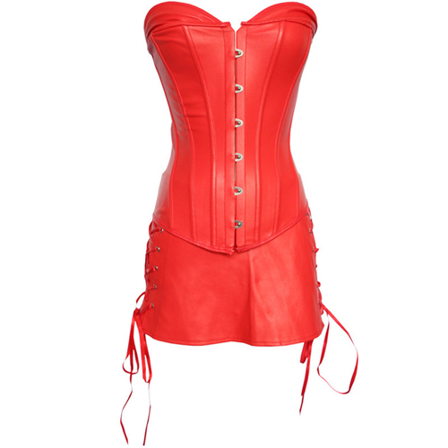(image for) New Sexy Leather Long Waist Shaper Suit For Women