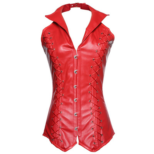 (image for) Sexy Halter Steel Bones Hot Body Shaper Corset