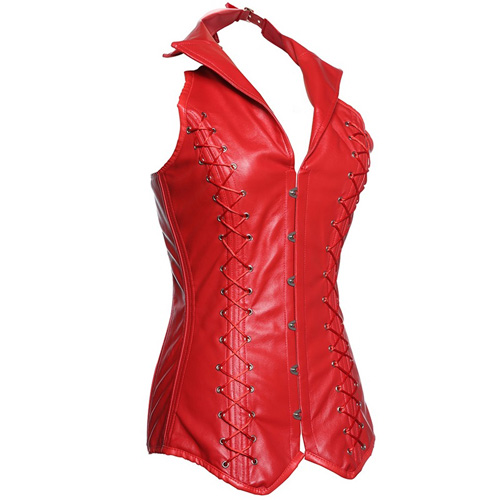 (image for) Sexy Halter Steel Bones Hot Body Shaper Corset