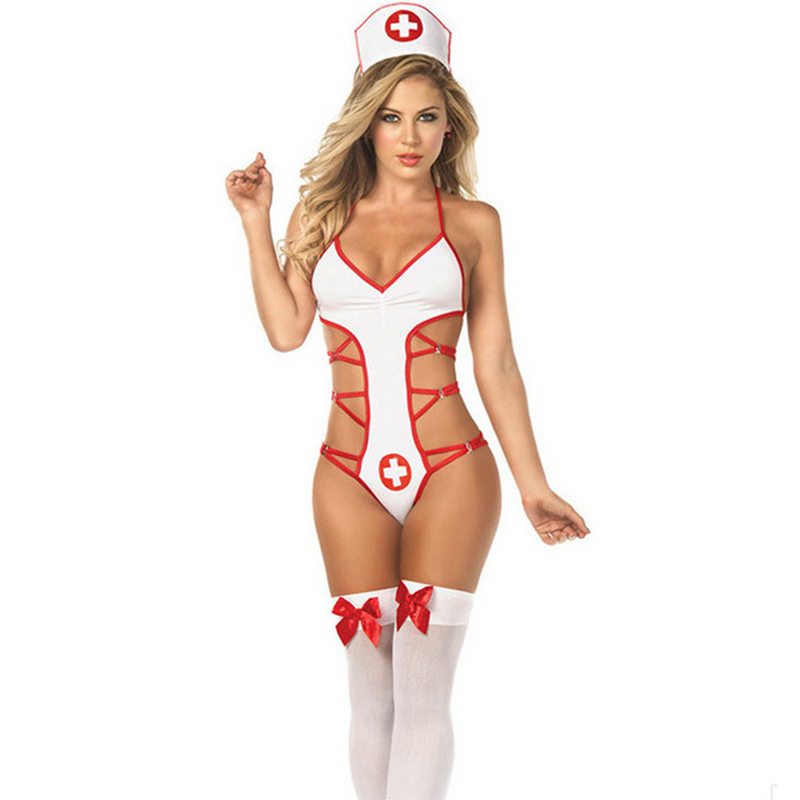 (image for) Hot Hollowed-out Nurse Costumes Sexy Lingeries