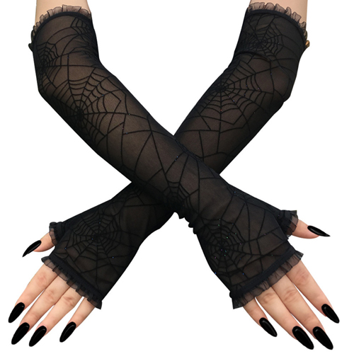(image for) Spider Web Cosplay Show Gloves