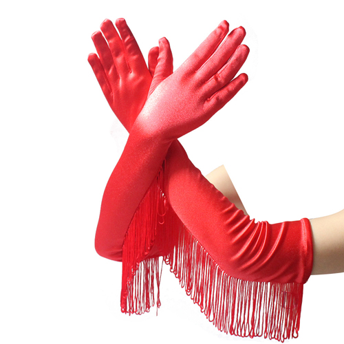 (image for) New Long Dancing Gloves With Tassels