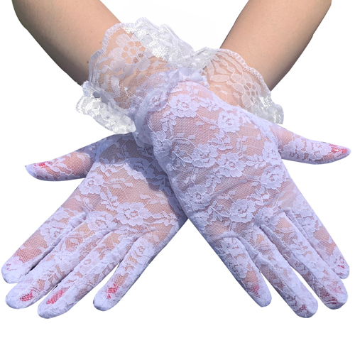 (image for) Charming Lace Short Gloves For Women