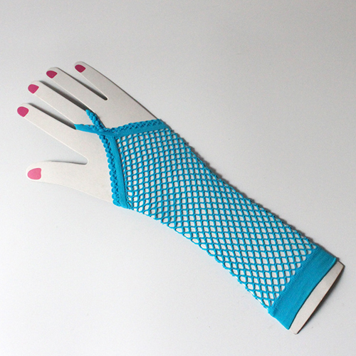 (image for) Finger Hooking Fishnet Dancing Show Gloves